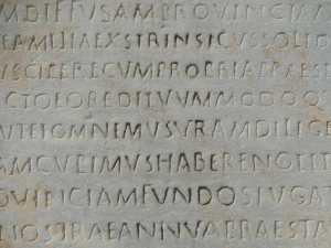 Inscriptions at Ephesus